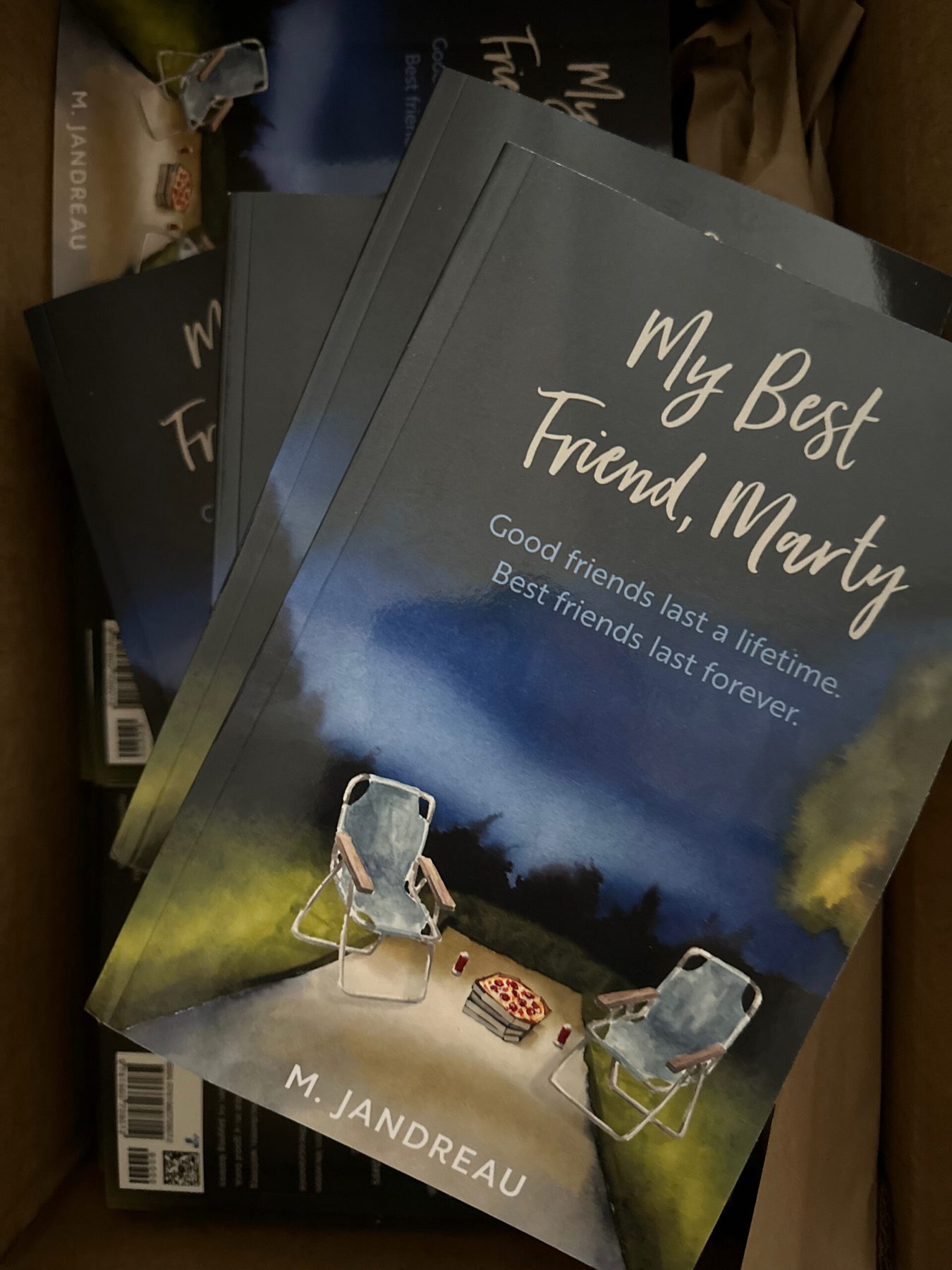 Signed copies of My Best Friend, Marty